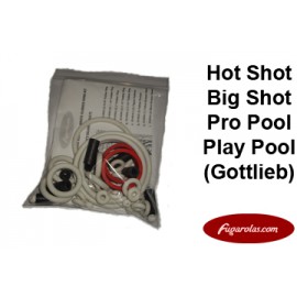 Rubber Rings Kit - Hot Shot / Big Shot / Pro Pool / Play Pool (Gottlieb)
