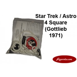 Rubber Rings Kit - Star Trek / Astro / 4 Square (1971 Gottlieb)