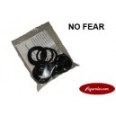 Rubber Rings Kit - No Fear (Black)