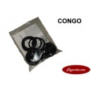 Rubber Rings Kit - Congo (Black)