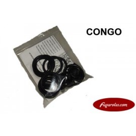 Rubber Rings Kit - Congo (Black)