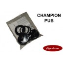 Rubber Rings Kit - Champion Pub (Black)