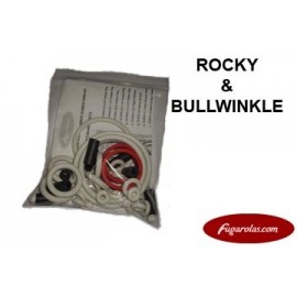 Rubber Rings Kit - Rocky & Bullwinkle (White)