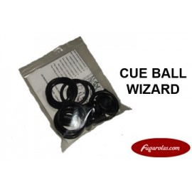 Rubber Rings Kit - Cue Ball Wizard (Black)