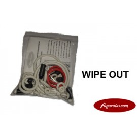 Rubber Rings Kit - Wipe Out (White)