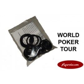 Rubber Rings Kit - World Poker Tour (Black)