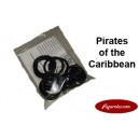 Rubber Rings Kit - Pirates of the Caribbean (Black)