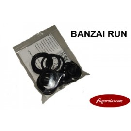 Rubber Rings Kit - Banzai Run (Black)