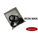 Rubber Rings Kit - Iron Man (Black)