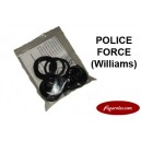 Rubber Rings Kit - Police Force (Black)