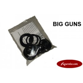 Rubber Rings Kit - Big Guns (Black)